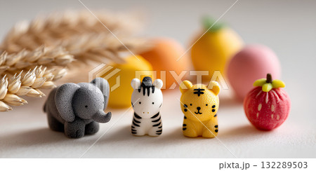 癒しの動物たち / 可愛い象とシマウマとライオンとフルーツ(3D)
Healing Animals 癒しの動物たち / 可愛い象とシマウマとライオンとフルーツ(3D)
Healing Animals 132289503