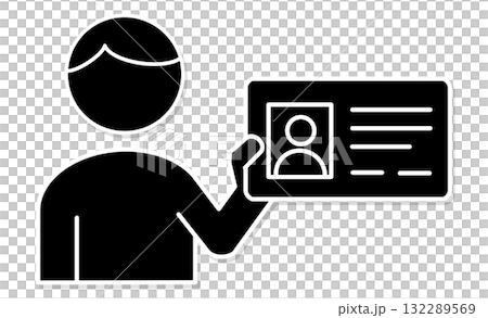 我的號碼確認象形圖圖標 132289569