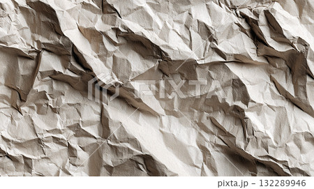 Crumpled textured paper abstract background Crumpled textured paper abstract background 132289946