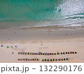 Aerial view of Kata beach in Phuket, Thailand. 132290176