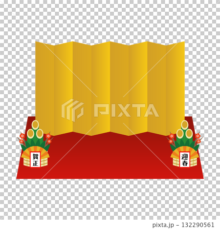 年賀状イラスト素材 年賀状イラスト素材 132290561