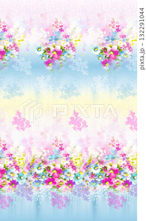 Handpainted Diverse Floral Pattern Collection Decorative Artwork Assortment Handpainted Diverse Floral Pattern Collection Decorative Artwork Assortment 132291044