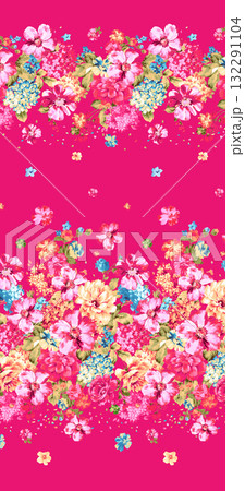 Handpainted Diverse Floral Pattern Collection Decorative Artwork Assortment Handpainted Diverse Floral Pattern Collection Decorative Artwork Assortment 132291104