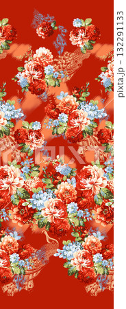 Handpainted Diverse Floral Pattern Collection Decorative Artwork Assortment Handpainted Diverse Floral Pattern Collection Decorative Artwork Assortment 132291133