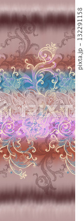Handpainted Diverse Floral Pattern Collection Decorative Artwork Assortment Handpainted Diverse Floral Pattern Collection Decorative Artwork Assortment 132291158