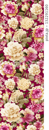 Handpainted Diverse Floral Pattern Collection Decorative Artwork Assortment 132291160