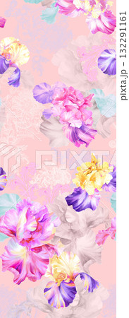 Handpainted Diverse Floral Pattern Collection Decorative Artwork Assortment 132291161