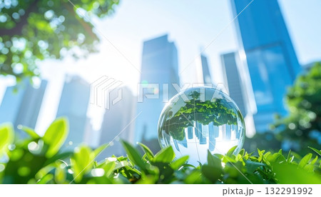 《AI画像》大都市の中の自然 《AI画像》大都市の中の自然 132291992