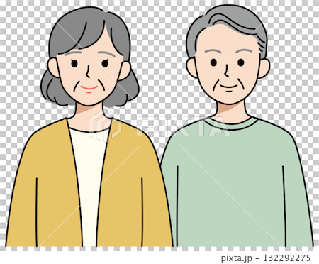 Smiling senior couple 132292275