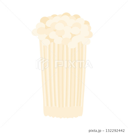 えのきたけの主線無しイラスト えのきたけの主線無しイラスト 132292442