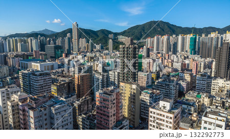 Oct 11 2025 Residential Towers in Bustling Sham Shui Po 132292773