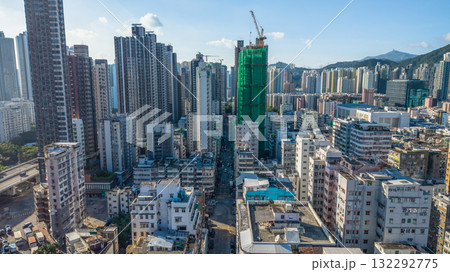 Oct 11 2025 Residential Towers in Bustling Sham Shui Po Oct 11 2025 Residential Towers in Bustling Sham Shui Po 132292775
