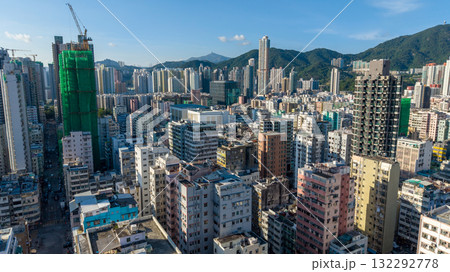 Oct 11 2025 Residential Towers in Bustling Sham Shui Po 132292778