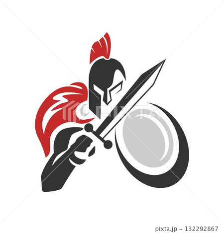 Gladiator logo image design 132292867