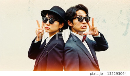 80年代風ヴィンテージ、レトロモダンな写真 132293064