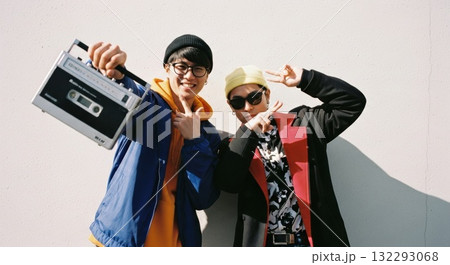 80年代風ヴィンテージ、レトロモダンな写真 80年代風ヴィンテージ、レトロモダンな写真 132293068