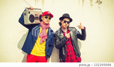 80年代風ヴィンテージ、レトロモダンな写真 80年代風ヴィンテージ、レトロモダンな写真 132293098