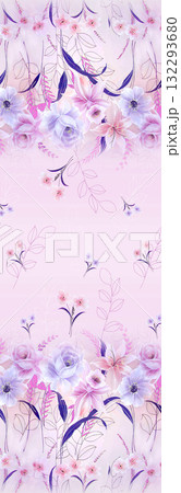 Handpainted Diverse Floral Pattern Collection Decorative Artwork Assortment Handpainted Diverse Floral Pattern Collection Decorative Artwork Assortment 132293680
