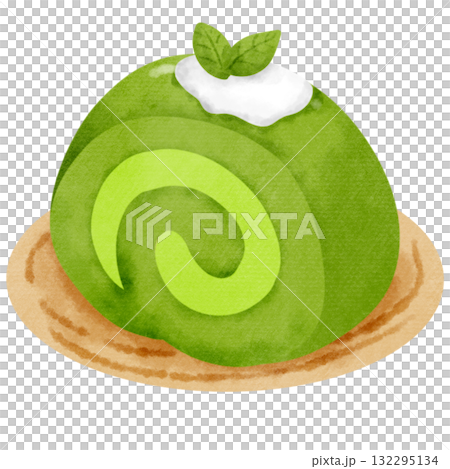 Matcha Roll Cake Illustration Green Tea Dessert Watercolor Clipart Japanese Sweet Food Art Matcha Roll Cake Illustration Green Tea Dessert Watercolor Clipart Japanese Sweet Food Art 132295134