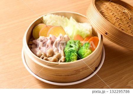せいろ蒸し せいろ蒸し 132295786