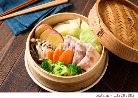 せいろ蒸し せいろ蒸し 132295802