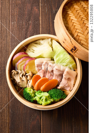 せいろ蒸し せいろ蒸し 132295808