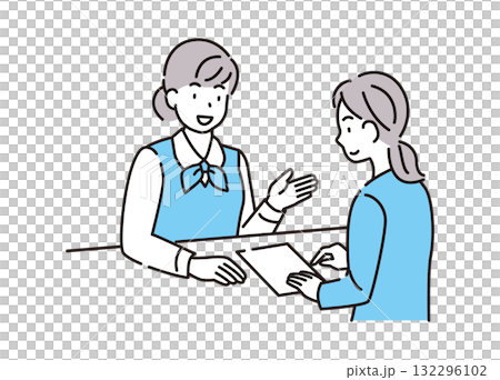 手続き 対面 手続き 対面 132296102