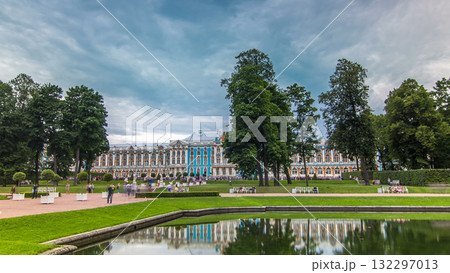 The Catherine Palace timelapse hyperlapse is a Rococo palace located in the town of Tsarskoye Selo Pushkin 132297013