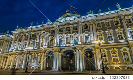 Winter Palace in Saint Petersburg timelapse hyperlapse Winter Palace in Saint Petersburg timelapse hyperlapse 132297028