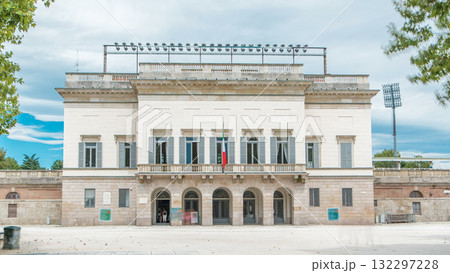 Arena Civica timelapse or Arena Gianni Brera - multi-purpose stadium in Milan, Italy Arena Civica timelapse or Arena Gianni Brera - multi-purpose stadium in Milan, Italy 132297228
