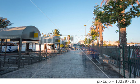 People on the bus station near Damascus gate in the Old City timelapse hyperlapse. People on the bus station near Damascus gate in the Old City timelapse hyperlapse. 132297588