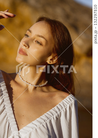 Elegant Portrait of a Confident Woman 132297810