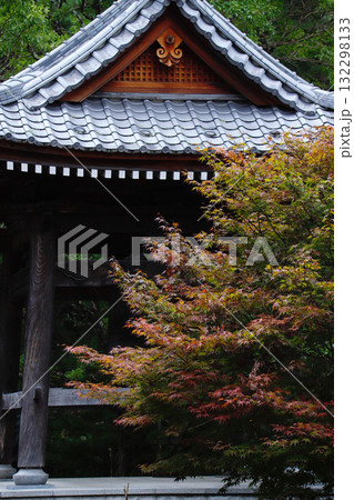 長野県上田市・紅葉に包まれた前山寺 長野県上田市・紅葉に包まれた前山寺 132298133