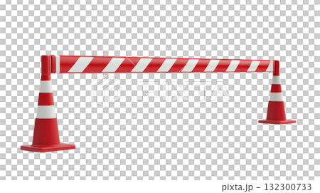 Safety barrier designed for traffic control in construction zones or restricted areas Safety barrier designed for traffic control in construction zones or restricted areas 132300733