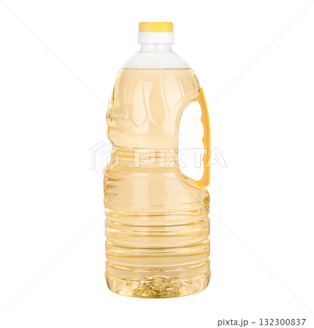 bottle of vegetable oil isolated bottle of vegetable oil isolated 132300837