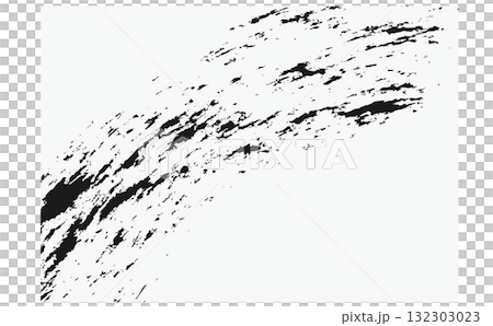 黒色のカスレのデザイン素材、アート 132303023