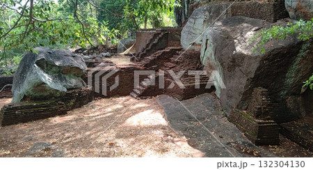 シーギリヤロック、テラスの庭【スリランカ】 132304130