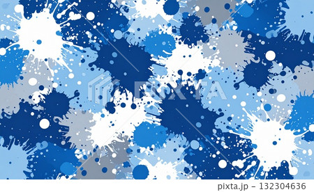 飛び散るカラフルペイント背景 132304636