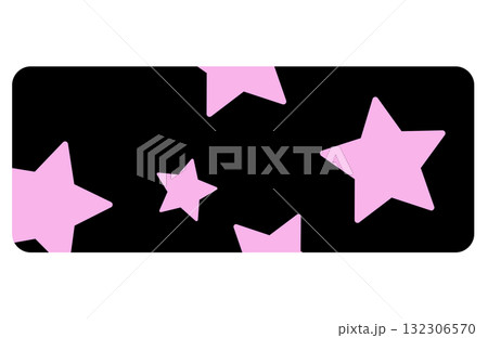 Cute illustration of black text bubble with star pattern for text, message, communication, speech, chat, dialogue, cartoon, comic, print, masking tape, sticker, decoration, poster, post card Cute illustration of black text bubble with star pattern for text, message, communication, speech, chat, dialogue, cartoon, comic, print, masking tape, sticker, decoration, poster, post card 132306570