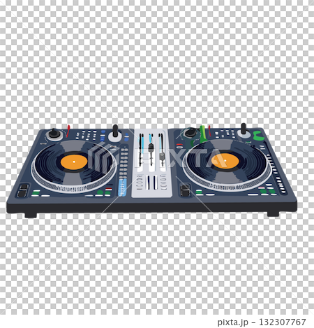 DJ turntable 132307767
