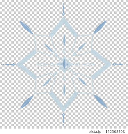 Snowflake illustration Snowflake illustration 132308508