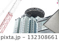 建設現場とTBSテレビ社屋の対比 132308661