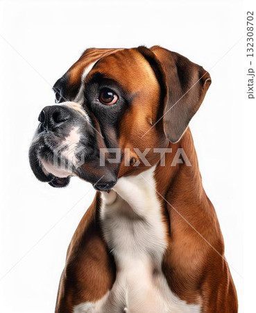ボクサーのポートレート 132308702