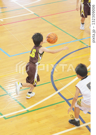 ミニバスケット大会 ドリブル10 ミニバスケット大会 ドリブル10 132309006
