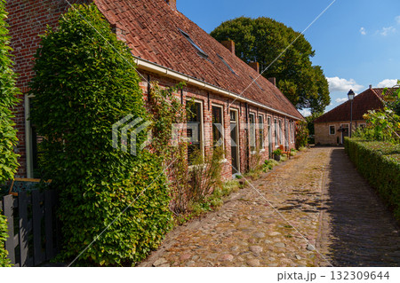the old fortress city Bourtange in the netherlands 132309644