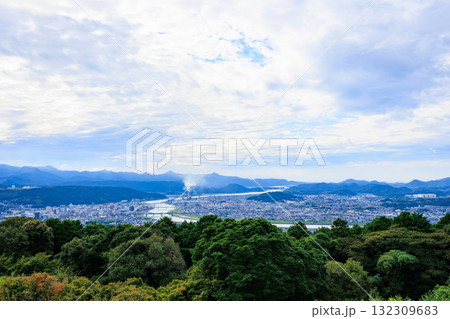 寺山いこいの広場 展望台から見る薩摩川内市の街並み 寺山いこいの広場 展望台から見る薩摩川内市の街並み 132309683