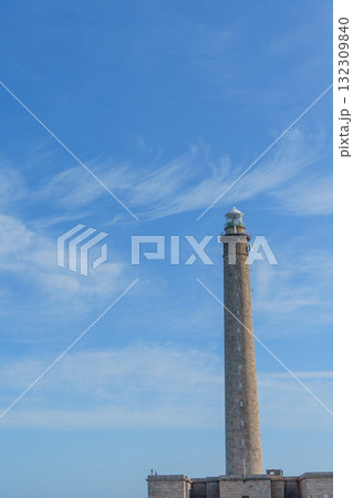 Barfleur and the coast of the french normandy 132309840
