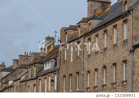Barfleur and the coast of the french normandy 132309931