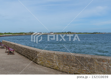 Barfleur and the coast of the french normandy 132310039