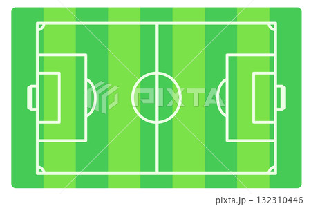 サッカー場のイラスト 132310446